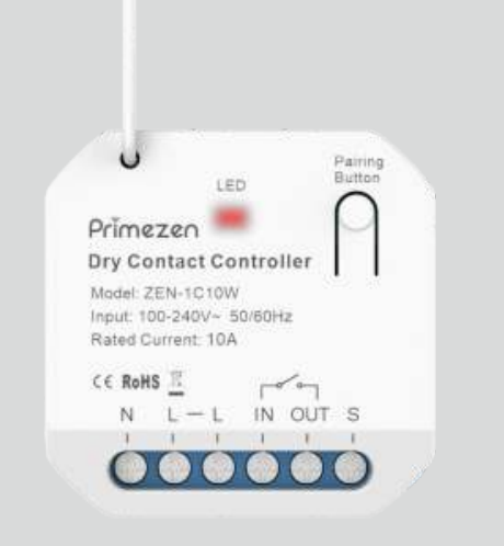 ZEN-1C10W 10AMP DRY CONTACT CONTROLLER